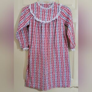 Vintage Lanz of Salzburg Flannel Nightgown